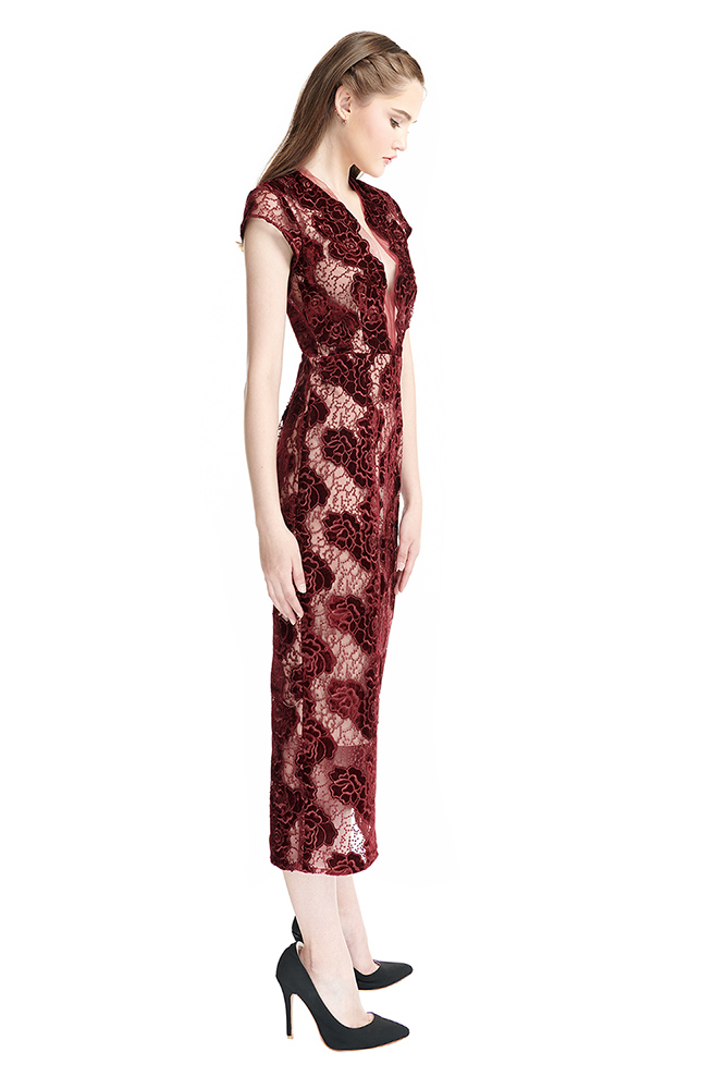 side view of the dress